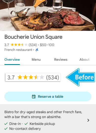 Boucherie Union Square - before2