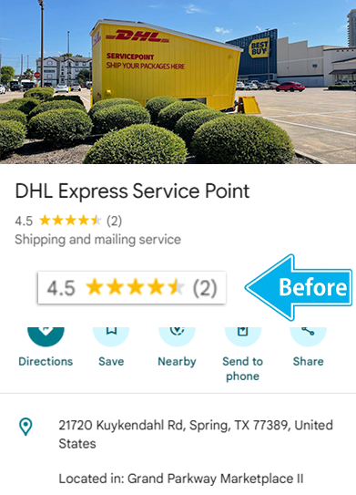 DHL Express Service Point - before1