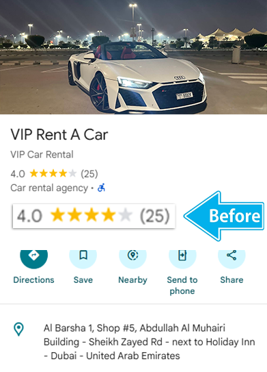 VIP Rent A Car - before1